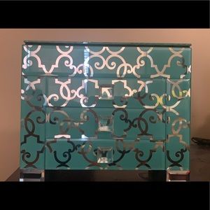Storage & Organization - teal desk organizer/ jewelry holder Storage & Organization - teal desk organizer/ jewelry holder